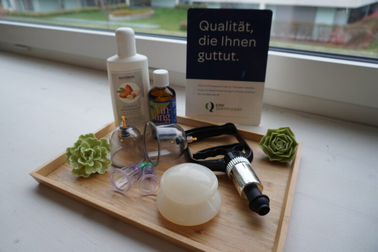 Massageöle, Massagegerät und Massagebälle